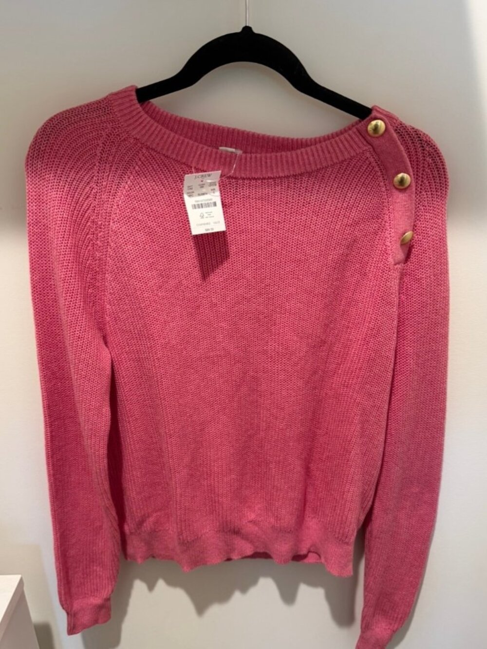 J.CREW PINK SWEATER